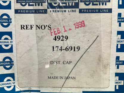 Original Engine Management 4929 Ignition Distributor Cap