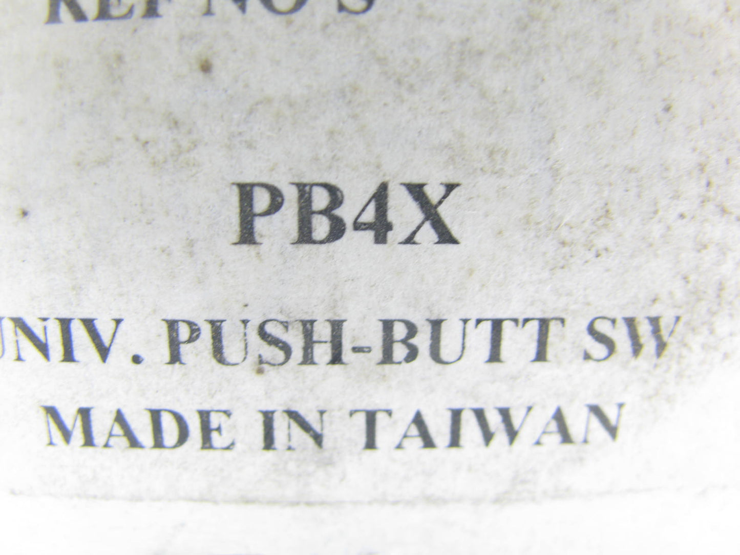 Original Engine Management PB4X Universal Push Button Switch - 2 Terminal