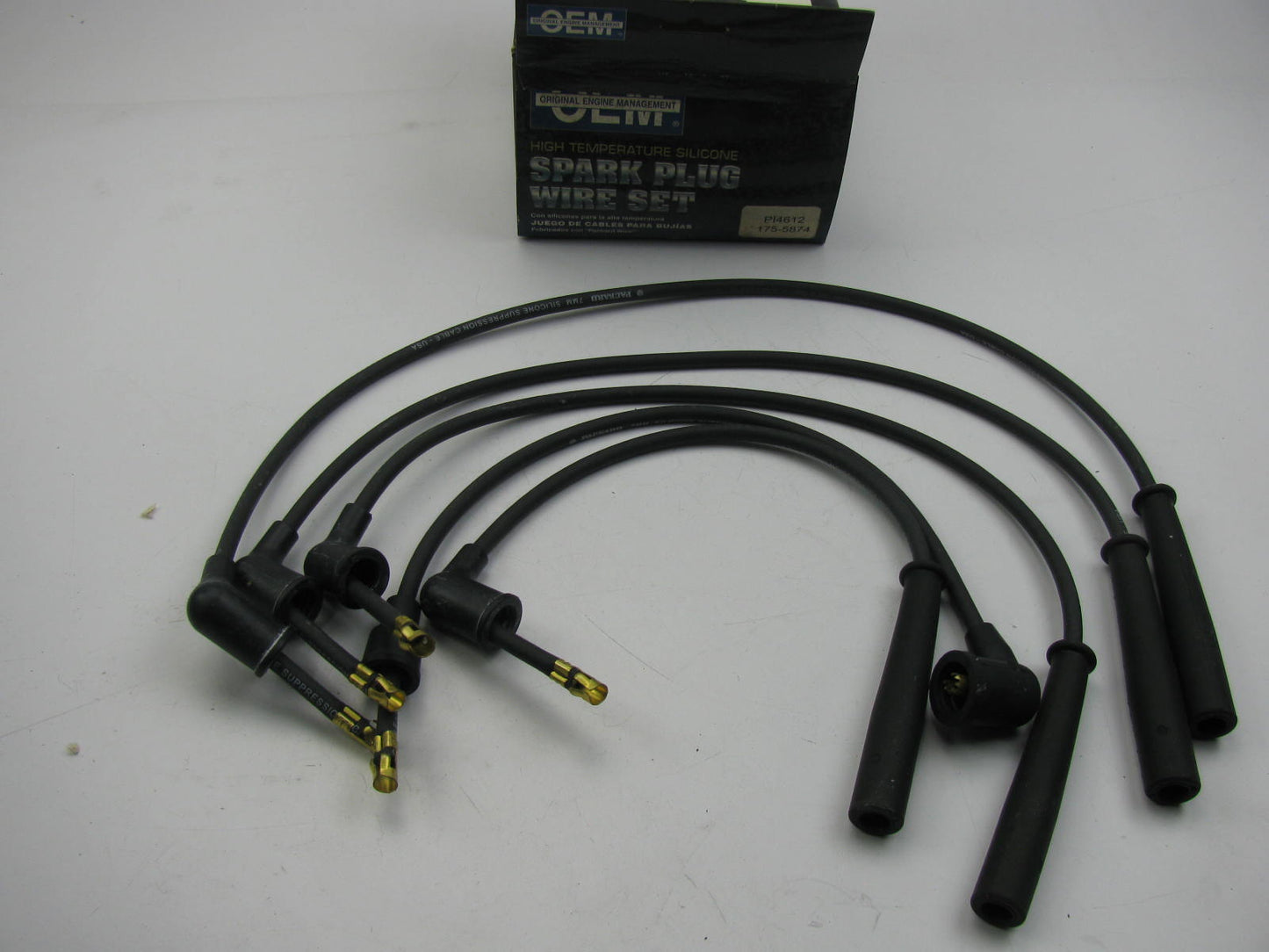 Original Engine PI4612 Ignition Spark Plug Wire Set 1985-89 Isuzu Chevrolet 1.5L