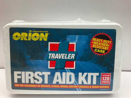 Orion Safety Products 8128 Traveler First Aid Kit, 128-Pieces: Bandages Pads Etc