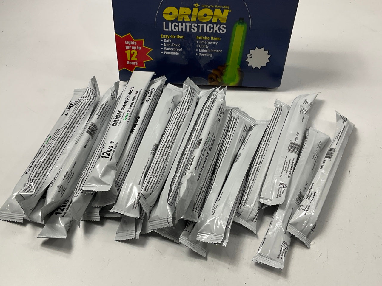 Orion 902 Lightstick Displayer, 24 Pcs Of 6'' Lightsticks, Light Up To 12 Hours