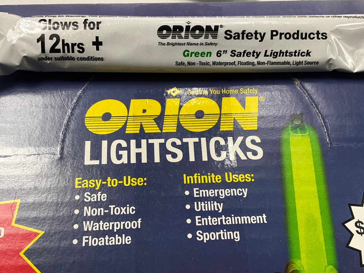 Orion 902 Lightstick Displayer, 24 Pcs Of 6'' Lightsticks, Light Up To 12 Hours