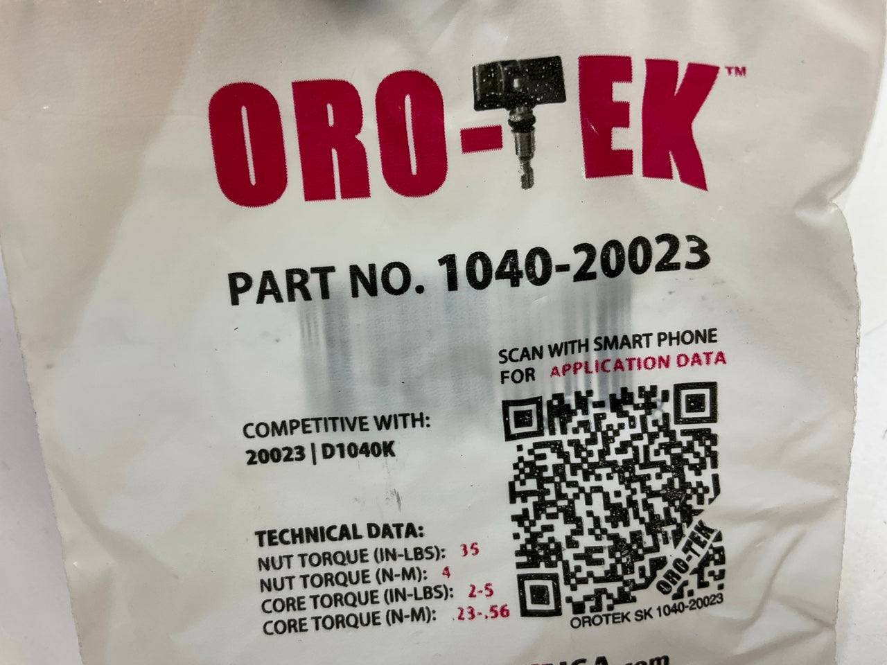 Oro-tek 1040-20023 TPMS Tire Pressure Monitor Sensor Service Kit