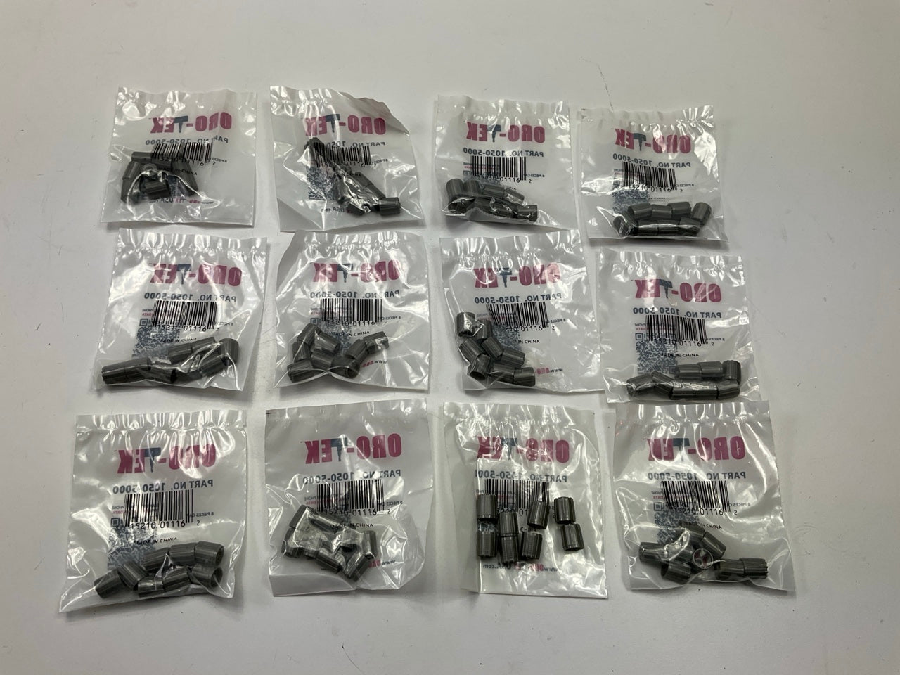 Oro-tek 1050-5000 Gray Valve Stem Caps - 96 PACK