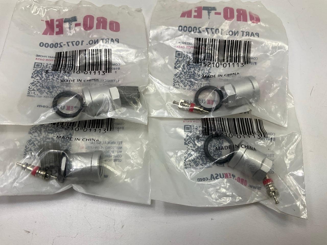 (4) Oro-tek 1077-20000 TPMS Tire Pressure Monitor Sensor Service Kit