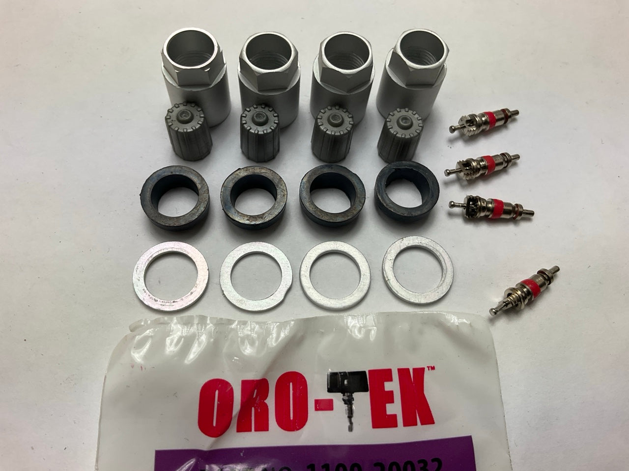 (4) Oro-tek 1100-20032 TPMS Tire Pressure Monitor Sensor Service Kit