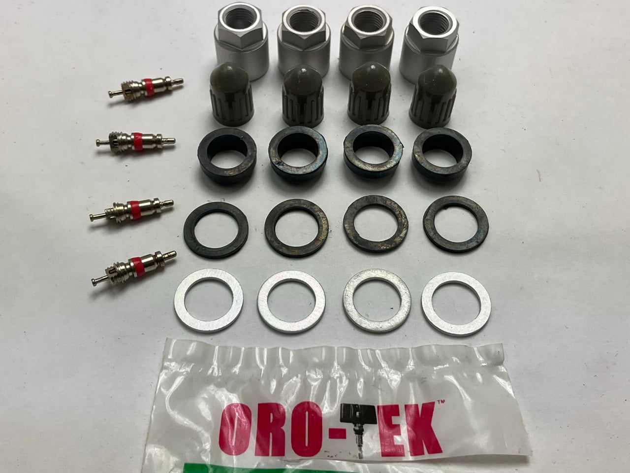 (4) Oro-tek 1120-20033 TPMS Tire Pressure Monitor Sensor Service Kit