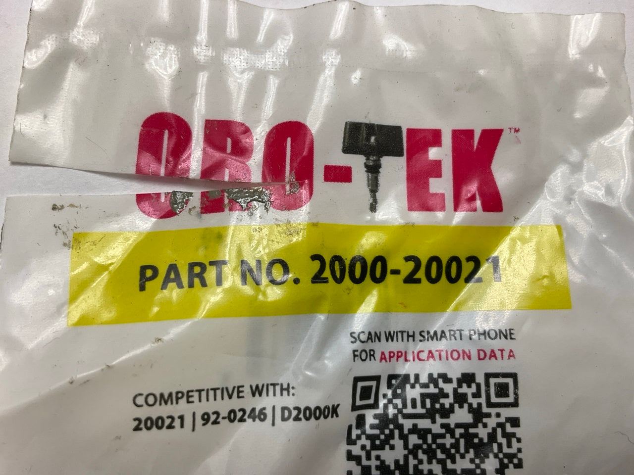 (4) Oro-tek 2000-20021 TPMS Tire Pressure Monitor Sensor Service Kit