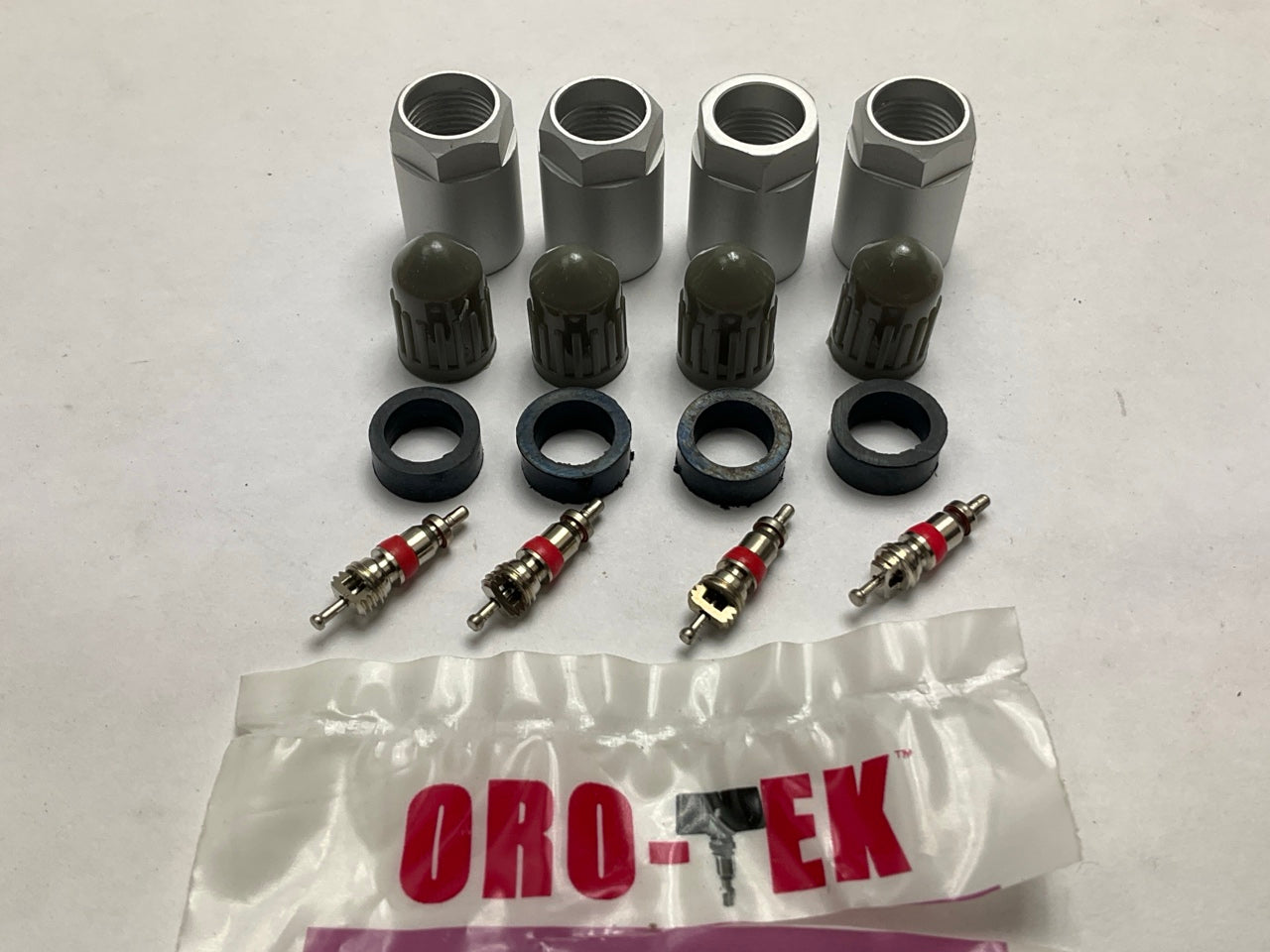 (4) Oro-tek 2010-20009 TPMS Tire Pressure Monitor Sensor Service Kit