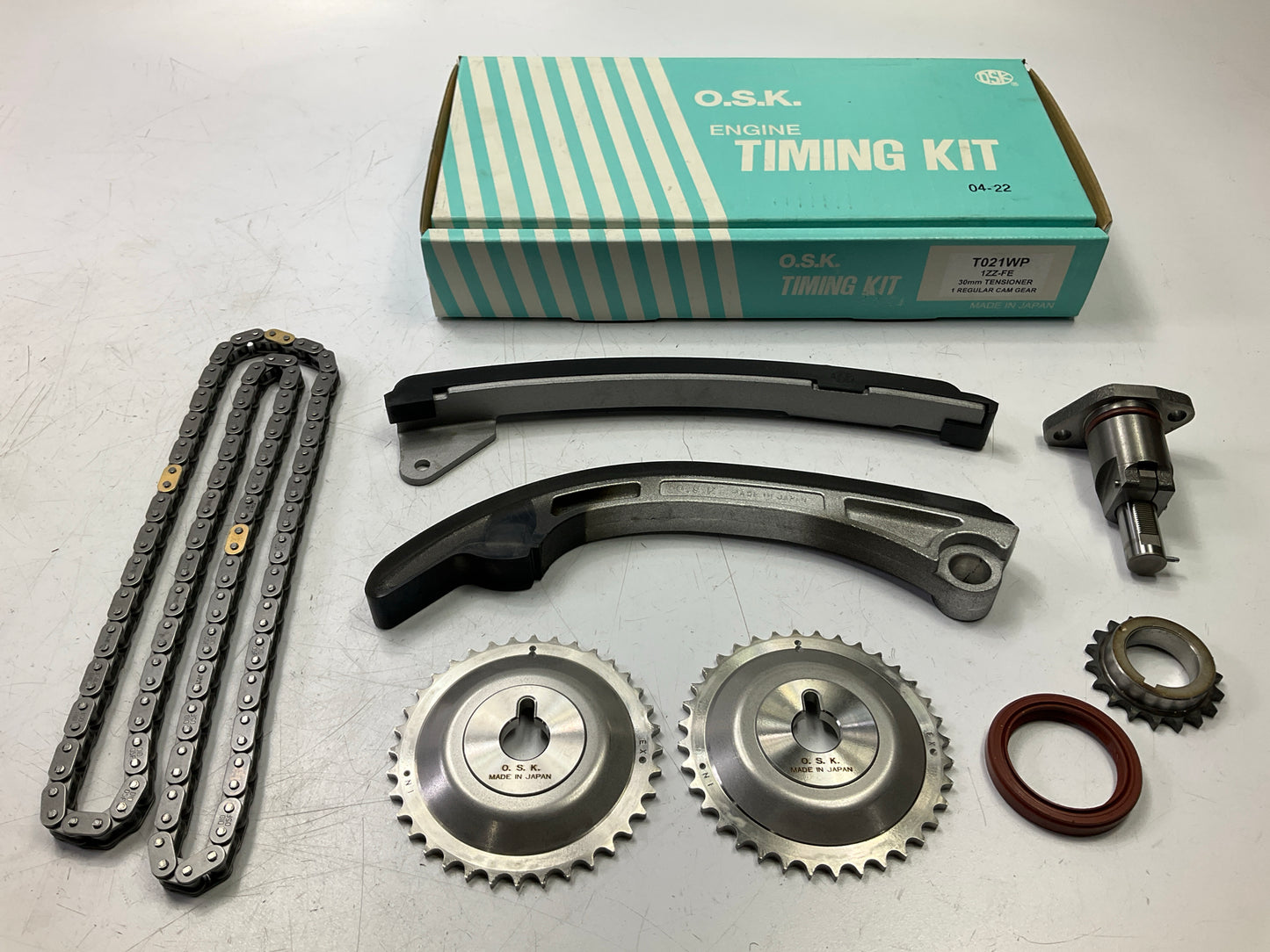 OSK TO21WP Engine Timing Chain Kit - Toyota 1ZZ-FE W/ 30mm Tensioner