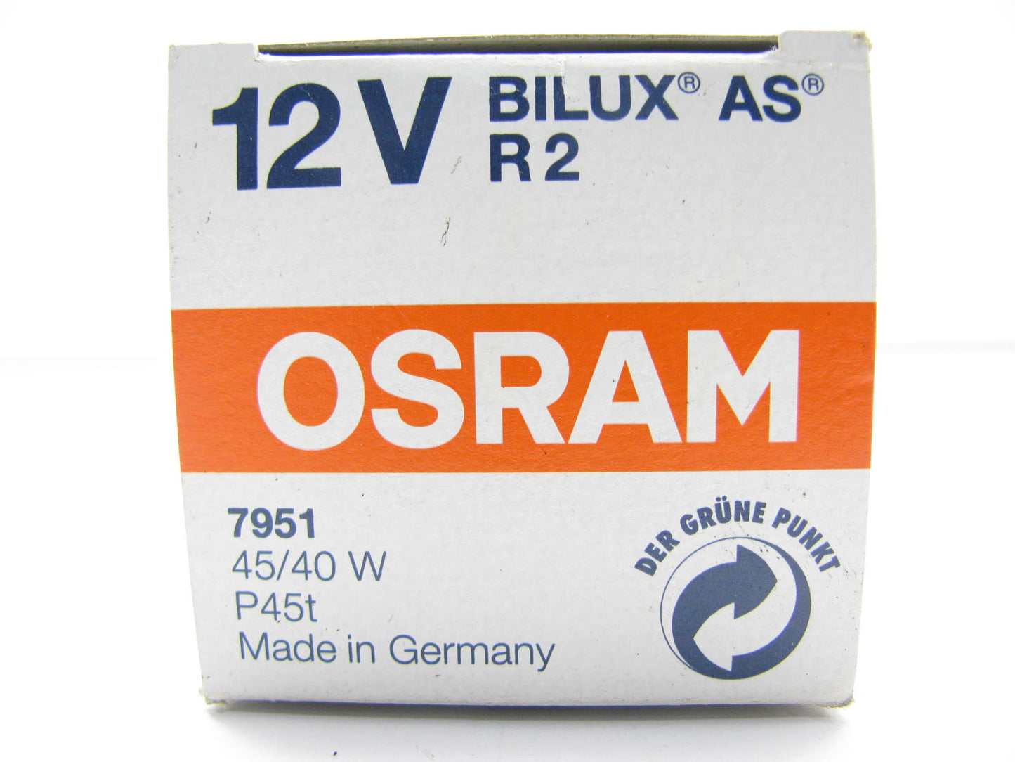 (2) Vintage Osram 7951 Headlight Light Bulbs 45W 12V