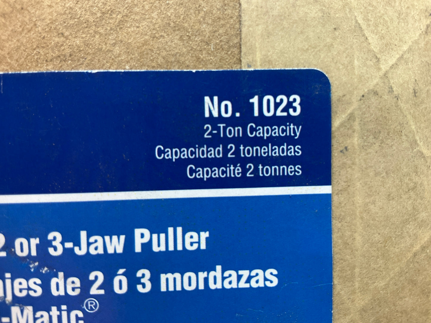 OTC 1023 2-Ton Reversible Jaw 'Grip-O-Matic' Puller - 2/3 Jaw