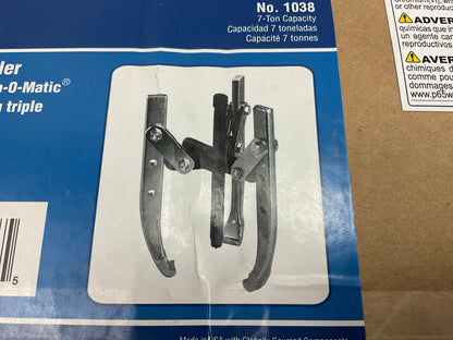 OTC 1038 11'' Spread 7-Ton Long 2/3-Jaw Grip-O-Matic Puller