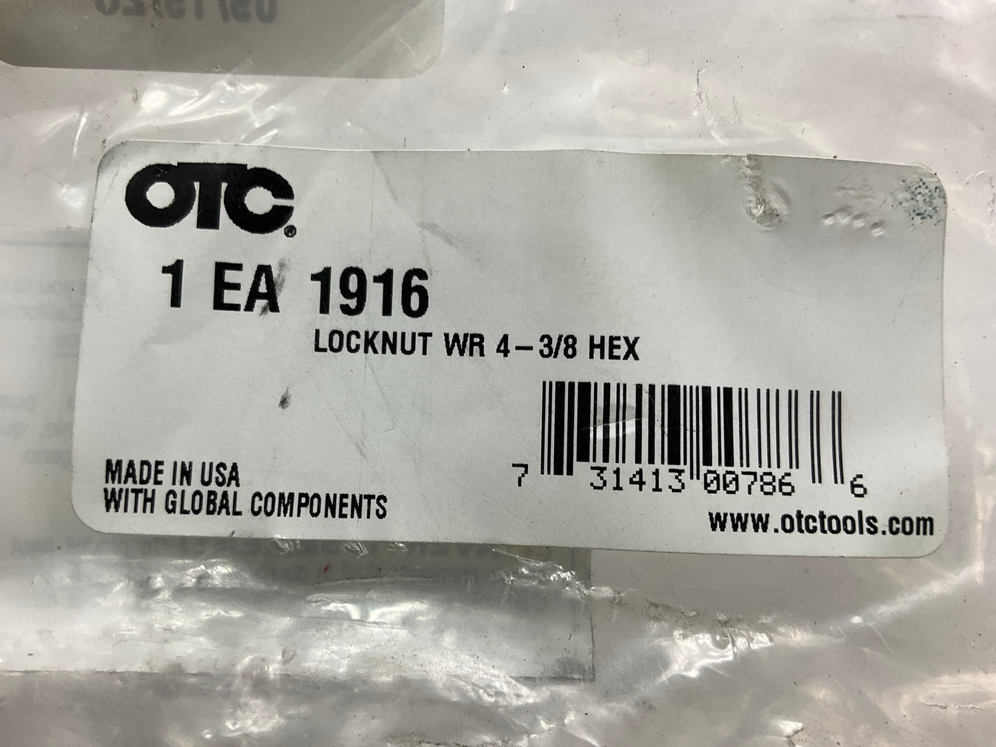 OTC 1916 4-3/8'' 6-Point Wheel Bearing Spindle Locknut Socket 3/4'' Drive