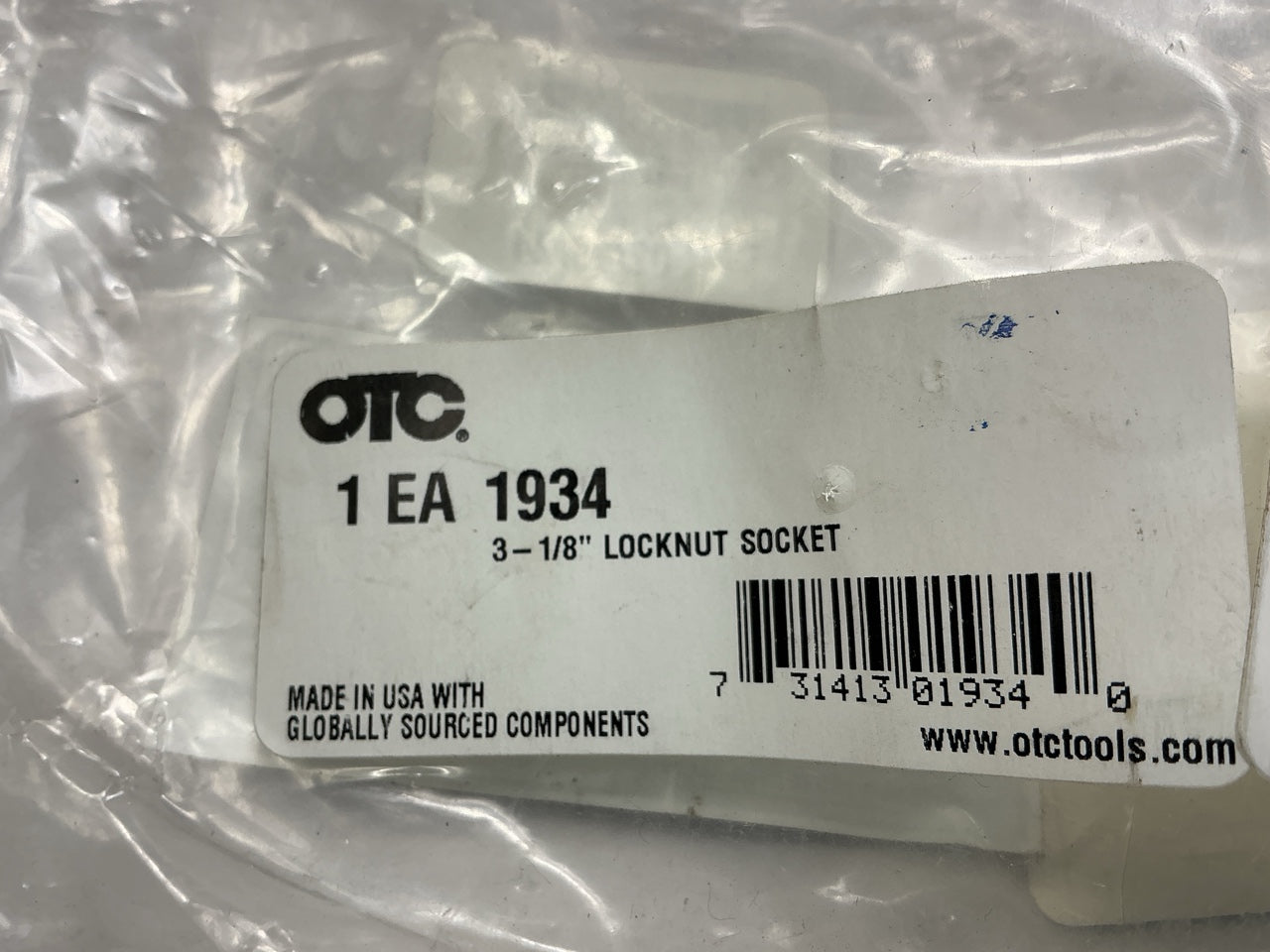 USED - OTC 1934 3-1/8'' Lock Nut Socket