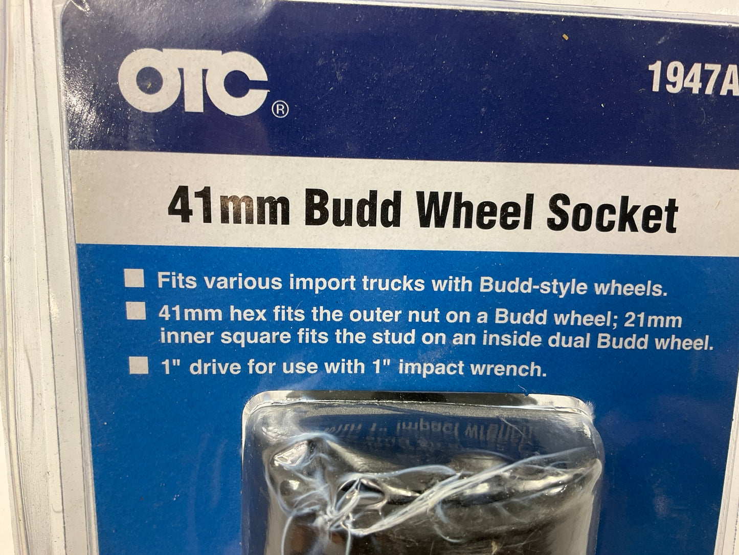 OTC 1947A 1'' Drive 41mm Budd Wheel Socket