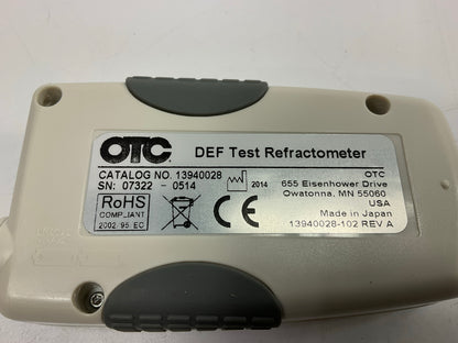 OTC 3095 Refractometer Tester Tool DEF Or AdBlue Solution Tester