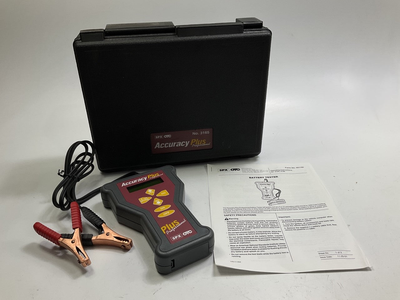 SPX OTC Accuracy Plus Professional 3165 Battery Tester Tool