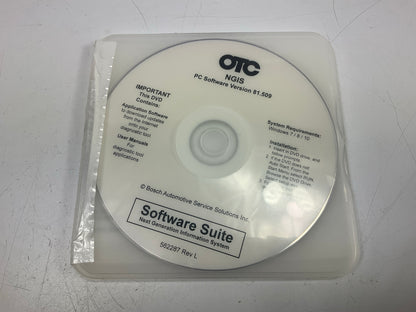 OTC Genisys 3421-153 Software Version 81.509 Update CD