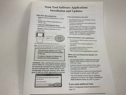 OTC Genisys 3421-153 Software Version 81.509 Update CD