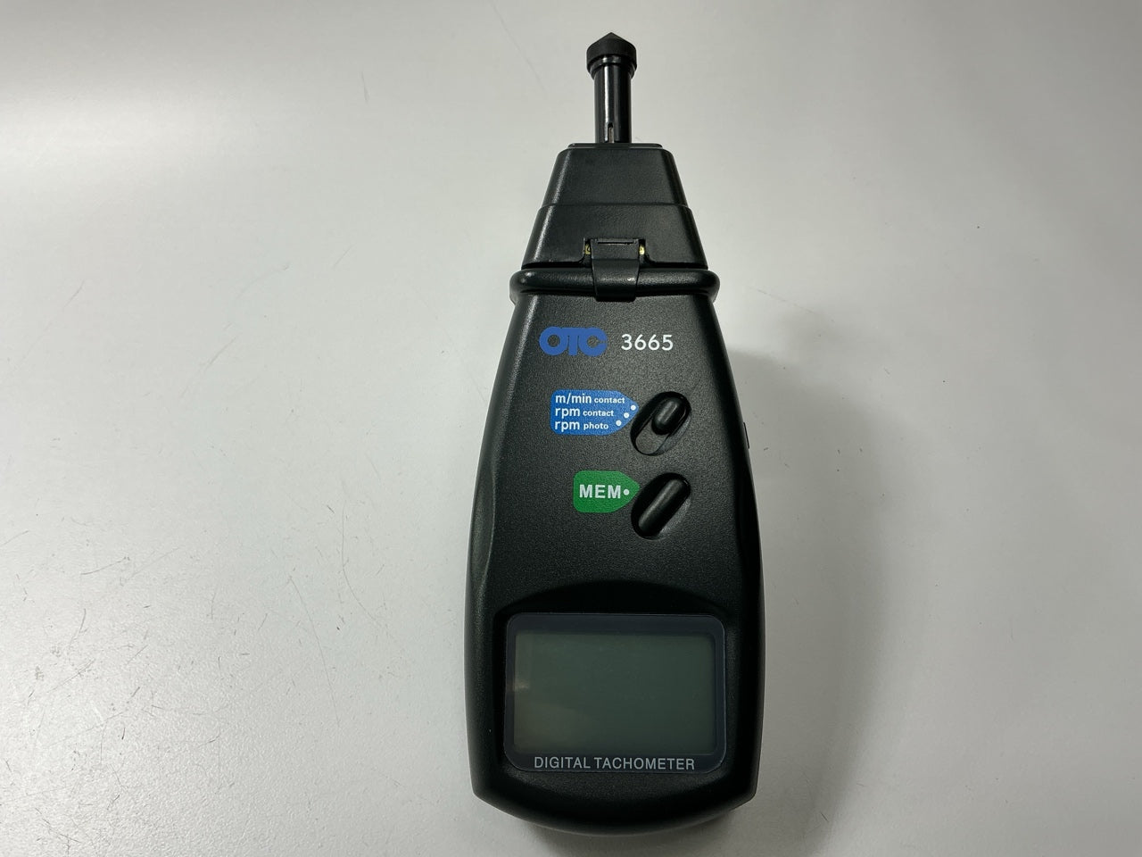 OTC 3665 Phototach Contact Non-Contact Tachometer, Infrared Laser 5-Digit
