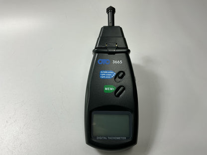 OTC 3665 Phototach Contact Non-Contact Tachometer, Infrared Laser 5-Digit