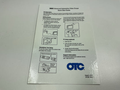 OTC 3880X Automotive Inspection Camera  Video Inspection Scope