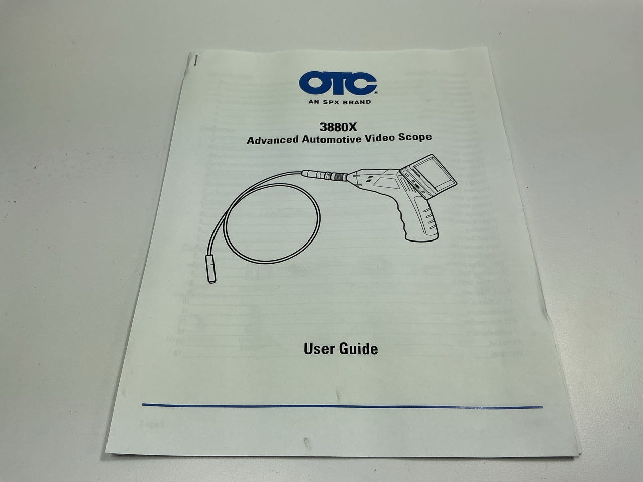 OTC 3880X Automotive Inspection Camera  Video Inspection Scope