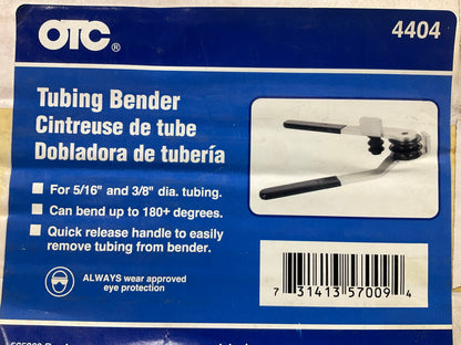 OTC 4404 Tubing Bender For 5/16'' And 3/8'' Diameter Tube