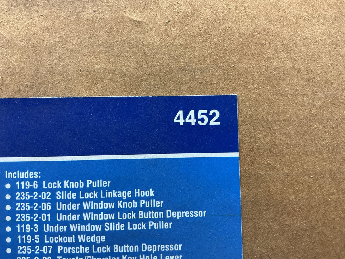 OTC 4452 Master Lock Tool Set Kit