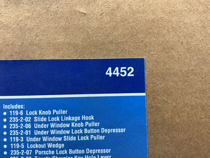 OTC 4452 Master Lock Tool Set Kit