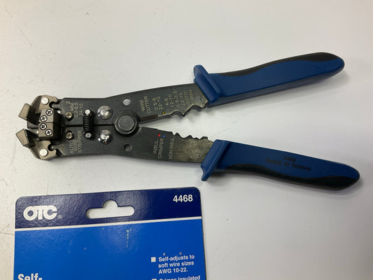 OTC 4468 Self Adjusting Wire Stripper Cutter Crimper 9''