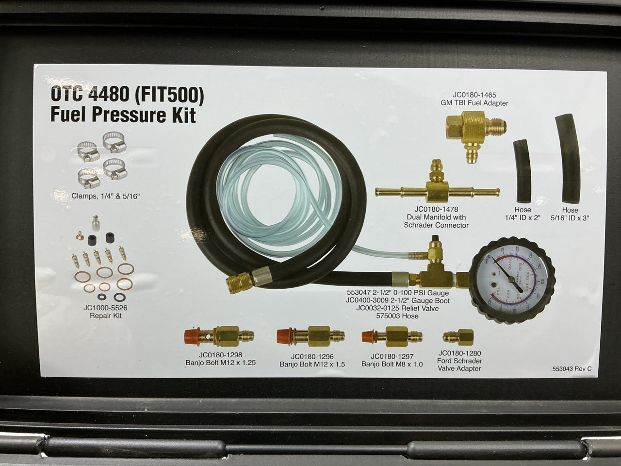 OTC 4480 Stinger Basic Fuel Injection Service Kit