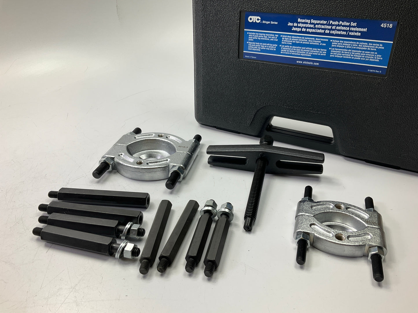 OTC 4518 5-Ton Bar-Type Puller / Bearing Separator Tool Set