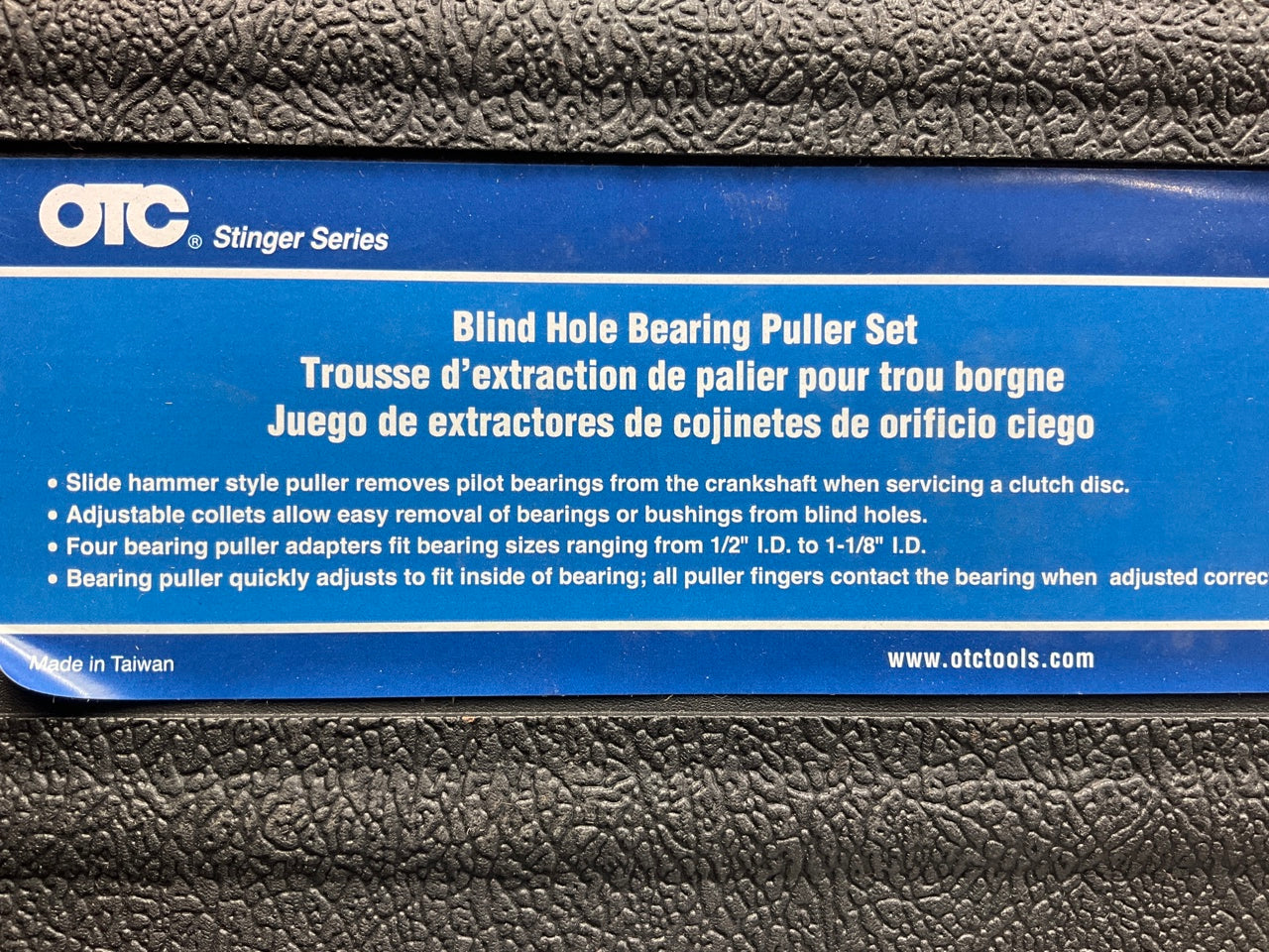 OTC 4581 Slide Hammer And Blind Hole Bearing Puller Set