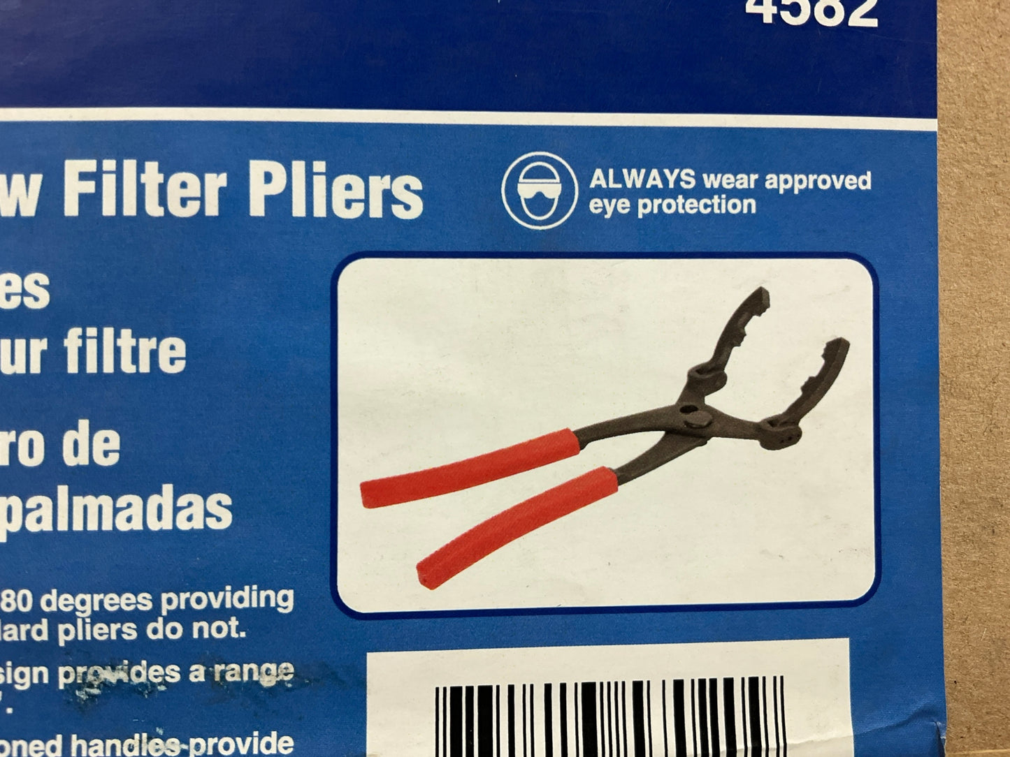 OTC 4582 Jointed Jaw Standard Filter Pliers  2-1/4'' To 4 -3/4''