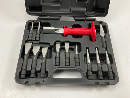 OTC 4605 Quick Change Punch And Chisel Set - 13 Piece