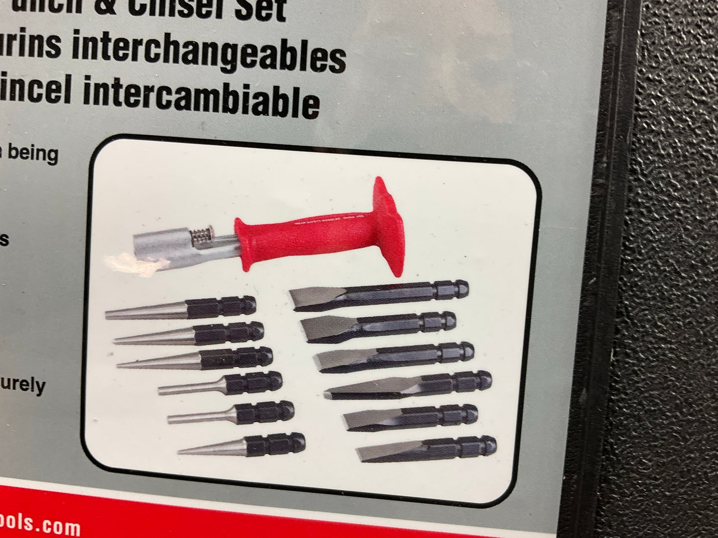 OTC 4605 Quick Change Punch And Chisel Set - 13 Piece