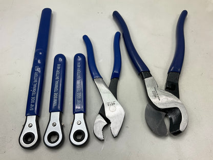 OTC Tools 4631 Battery Terminal Service Tool Set Kit, 8-Piece With Case