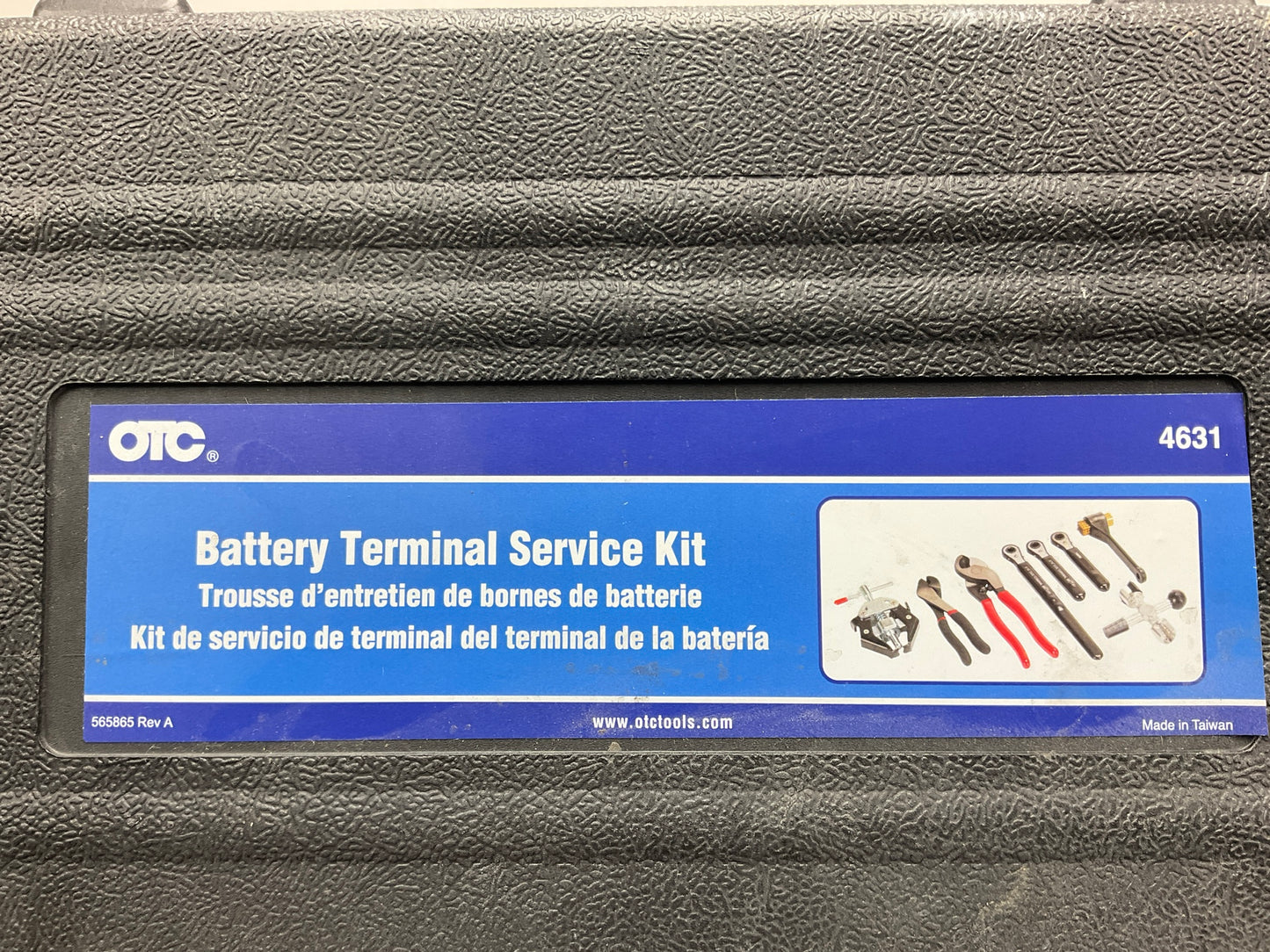 OTC Tools 4631 Battery Terminal Service Tool Set Kit, 8-Piece With Case