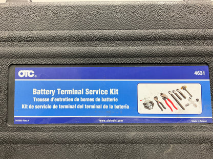 OTC Tools 4631 Battery Terminal Service Tool Set Kit, 8-Piece With Case