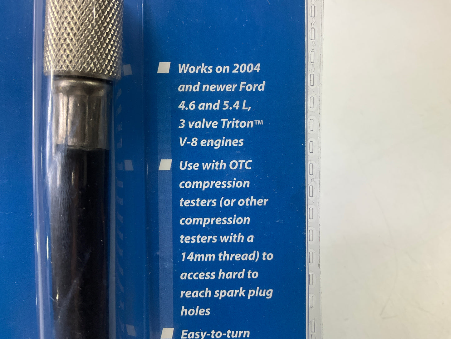 OTC 5607 14mm Compression Tester Adapter - Ford Triton 3-valve 2004-newer