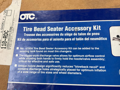 OTC 5700A Tire Bead Seater Kit