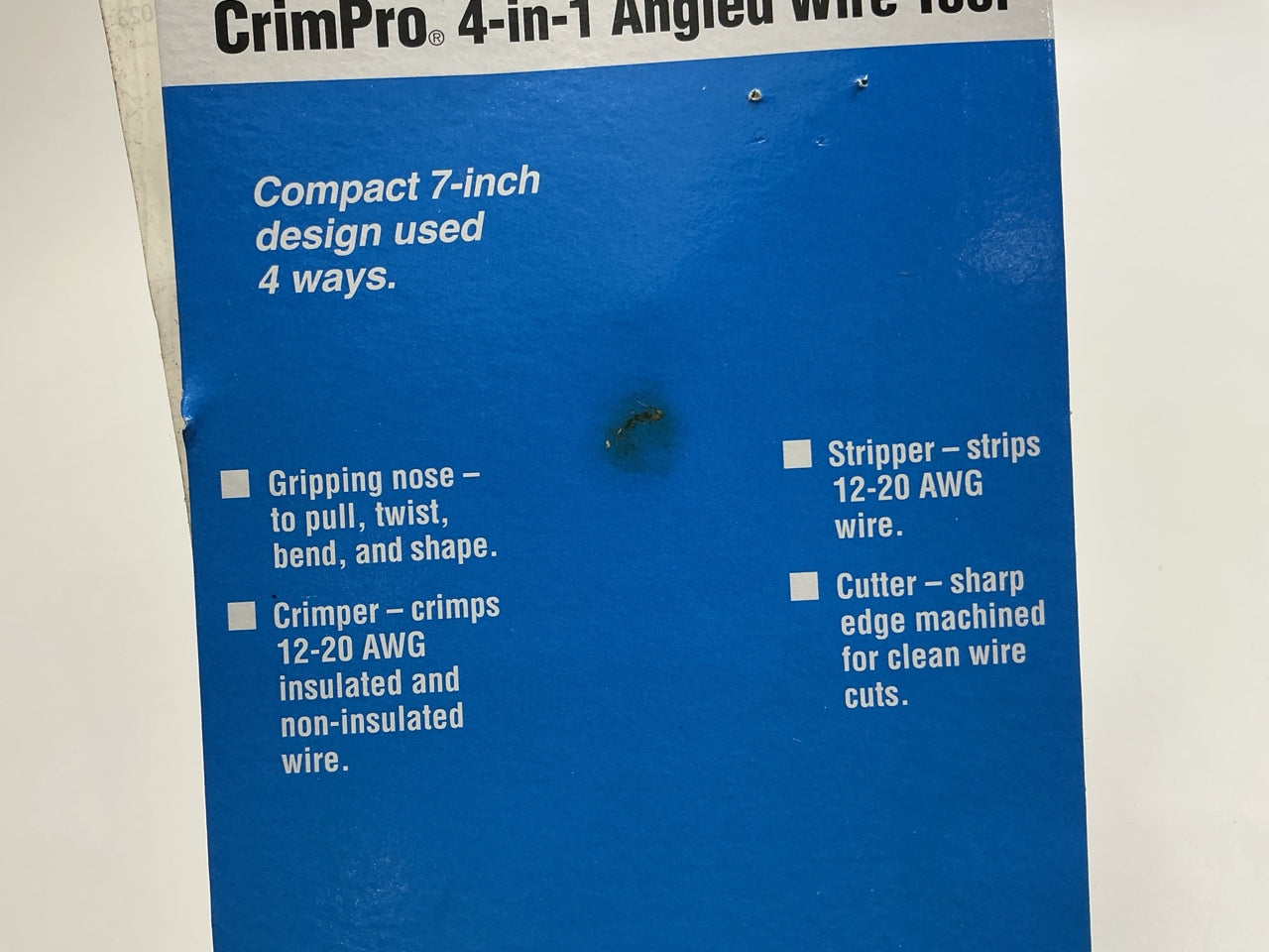OTC Tools 5950A CrimPro 4-in-1 Angled Wire Tool (Grip, Strip, Crimp, & Cut)