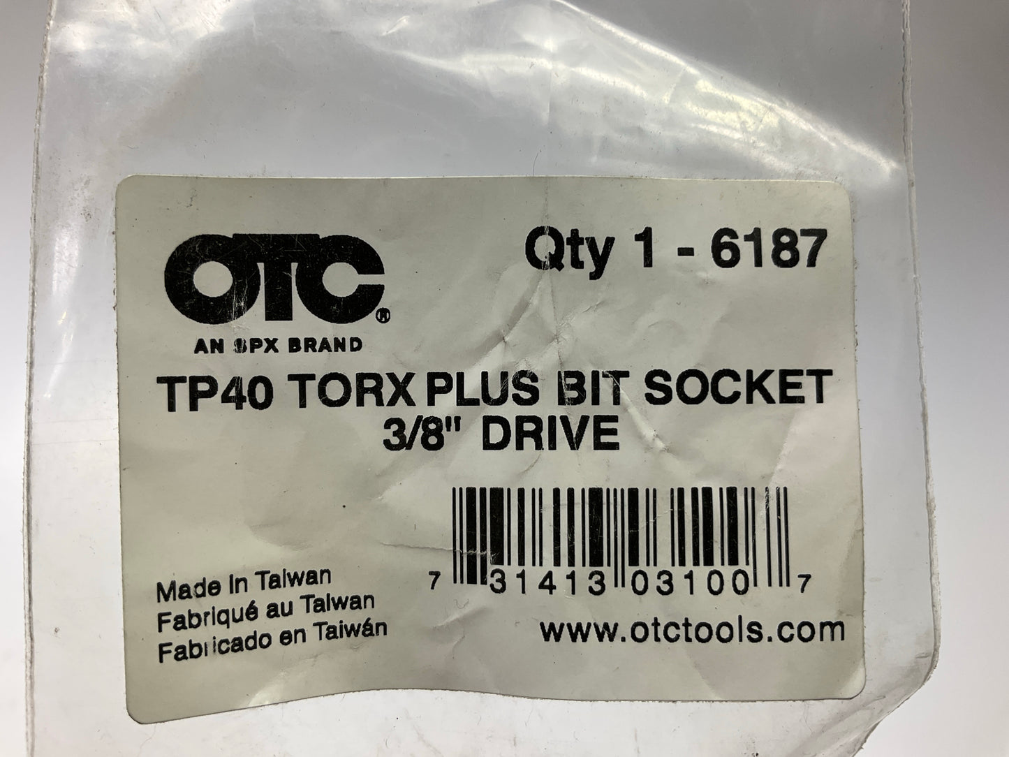 OTC 6187 TP40 Torx Plus Bit Socket And A 3/8-inch Square Drive
