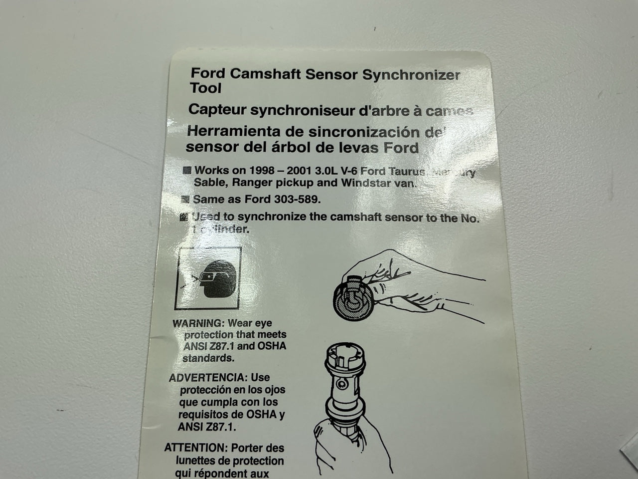 OTC 6473 Ford Synchro Align Tool 303-589 Alignment Tool 1998-2001 3.0L V6