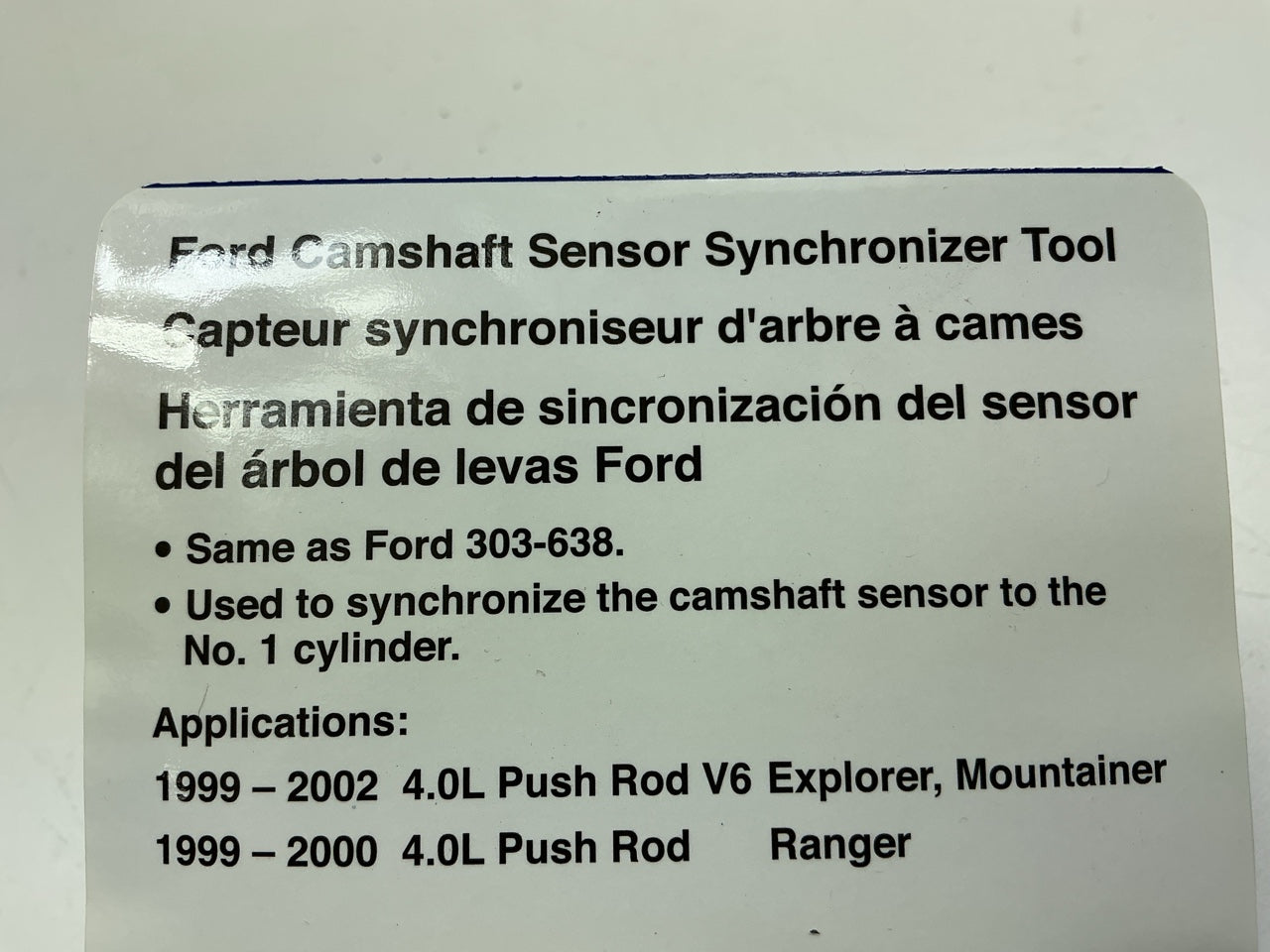 OTC 6483 OTC 6483 Camshaft Sensor Synchronizer Tool For Ford 4.0L-V6 (OHV)