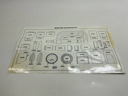 OTC 6559 Ball Joint Master Service Tool Kit