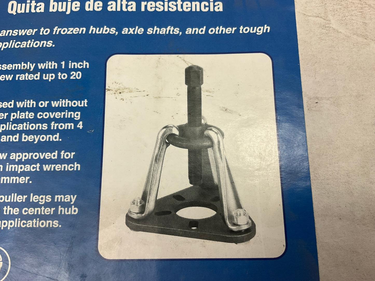 OTC 6574 Universal Heavy Duty Hub Puller, 20-ton Axle Pullet Tool