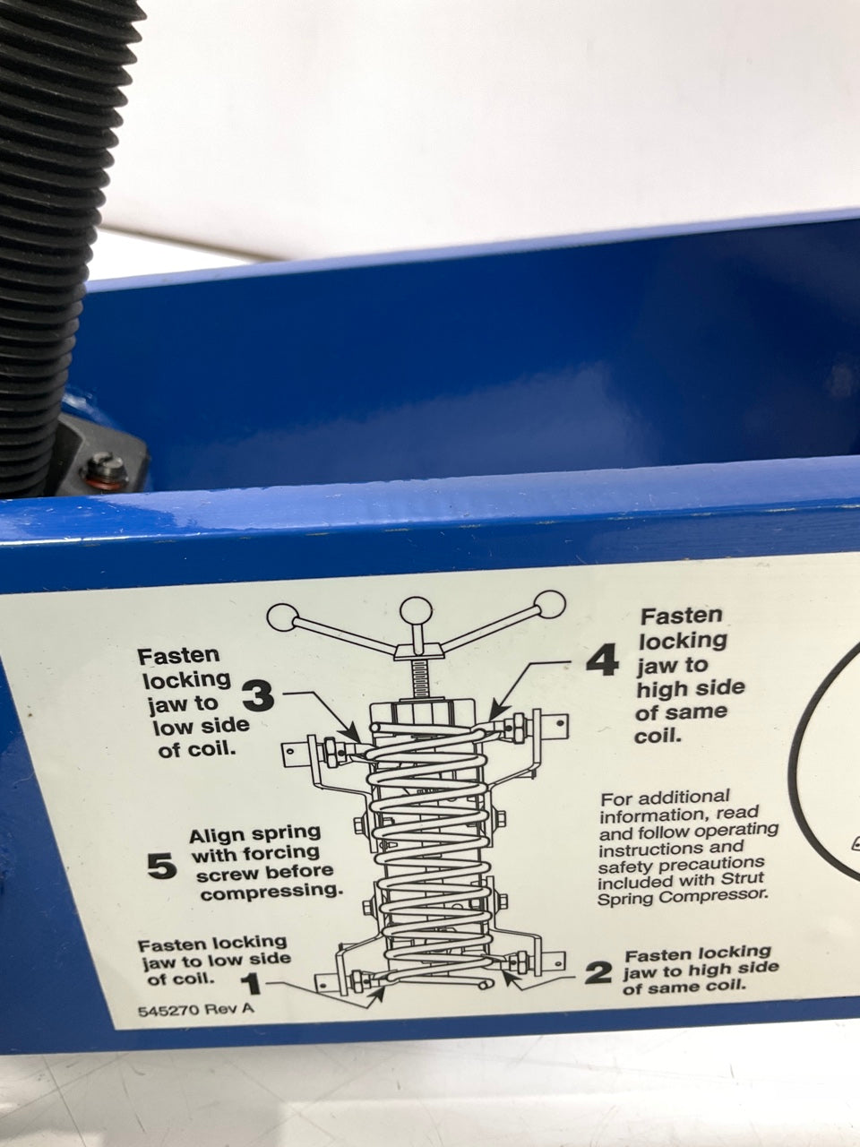 OTC 6637 Suspension Strut Tamer II Extreme Compressor - WITHOUT STAND